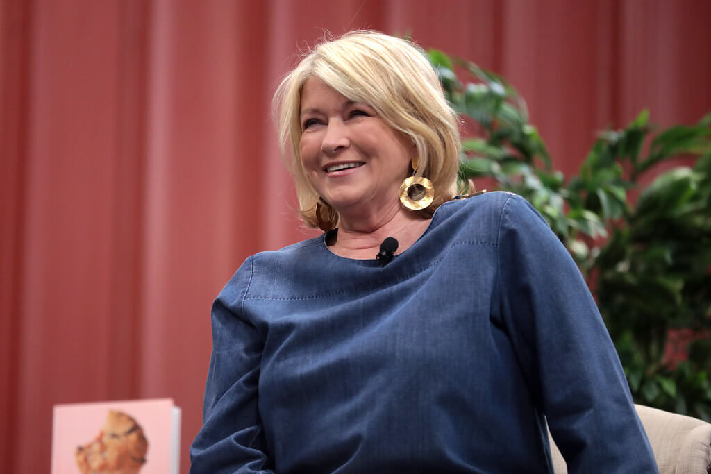 Image of Martha Stewart, a businesswoman and television personality.